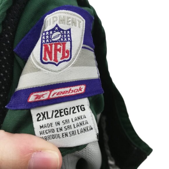 Green Bay Packers NFL Reebok Pullover 1/4 Zip Windbreaker Jacket Size 2XL Vented - Picture 10 of 10